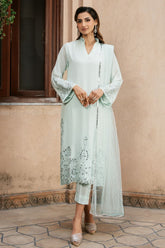 Natasha Kamal - VERNA - light green - Georgette Chiffon, Silk & Net - 3 Piece